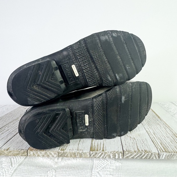 Hunter Women's Classic Black Rain Boots Sz 5 - Picture 5 of 7